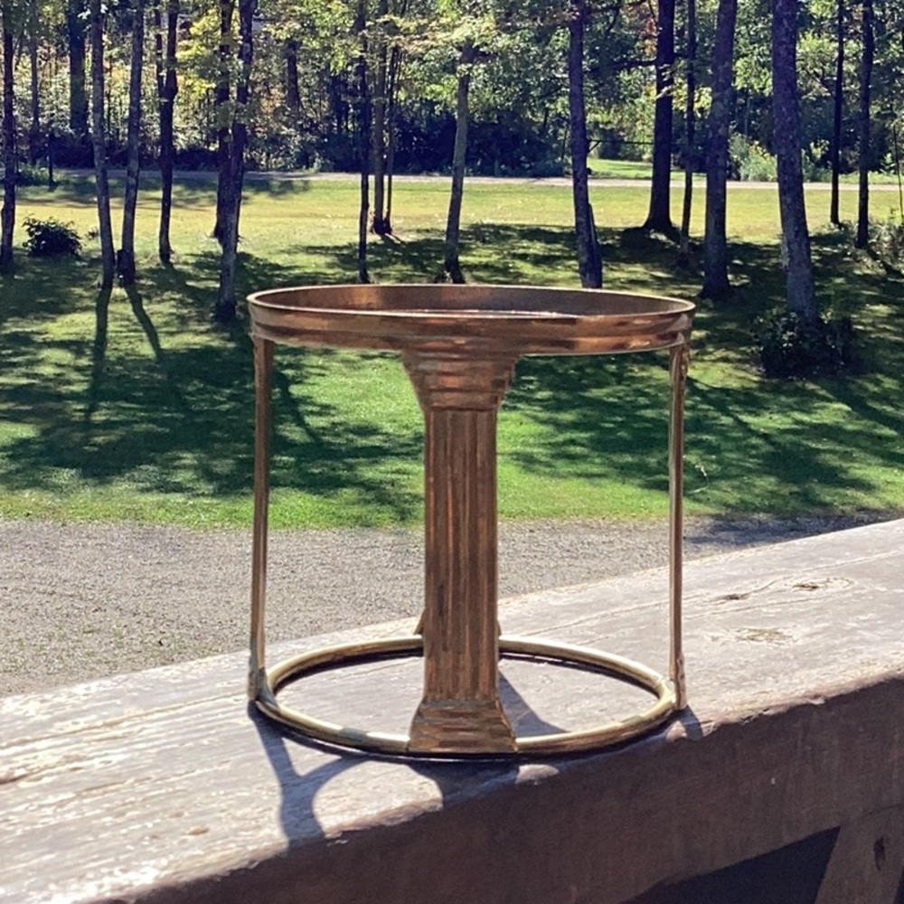 ⚜ Vintage BRASS ORB STAND  EPLVC